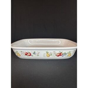 Corelle Coordinates Stoneware 9x13 Chutney Fruit Casserole Lasagna Pan Roaster